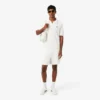 Bouclé-stickade shorts Bouclé-stickade shorts