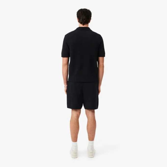 Bouclé-stickade shorts Bouclé-stickade shorts