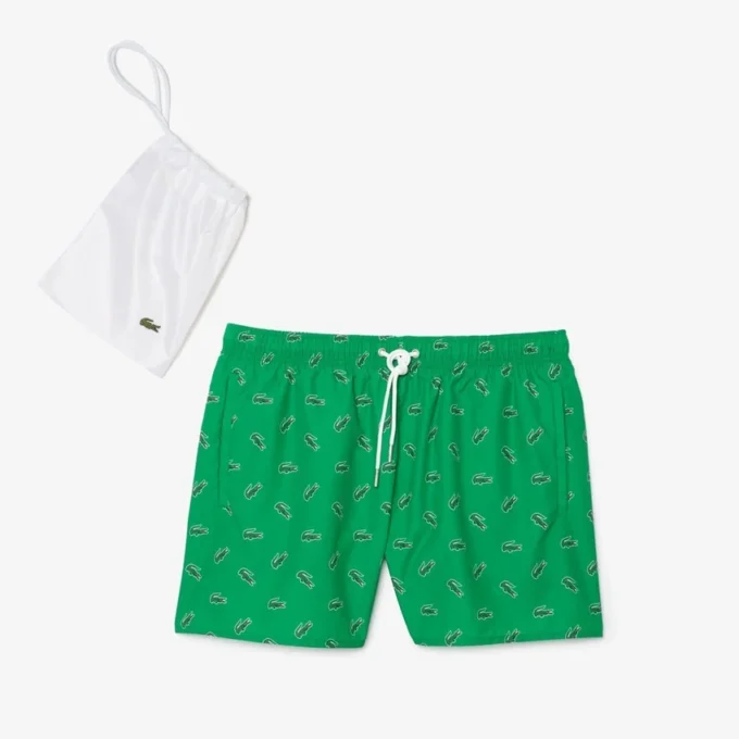 Boxerkalsonger för män med krokodiltryck Boxerkalsonger för män med krokodiltryck