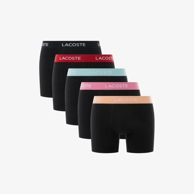 Boxerkalsonger för män med märkeslogotyp, 5-pack Boxerkalsonger för män med märkeslogotyp, 5-pack