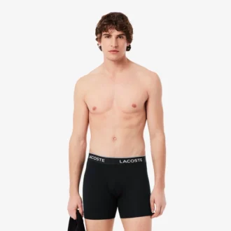 Boxerkalsonger i bomullsjersey för herr, 3-pack