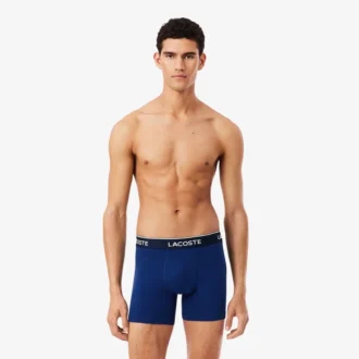 Boxerkalsonger i bomullsjersey för herr, 3-pack