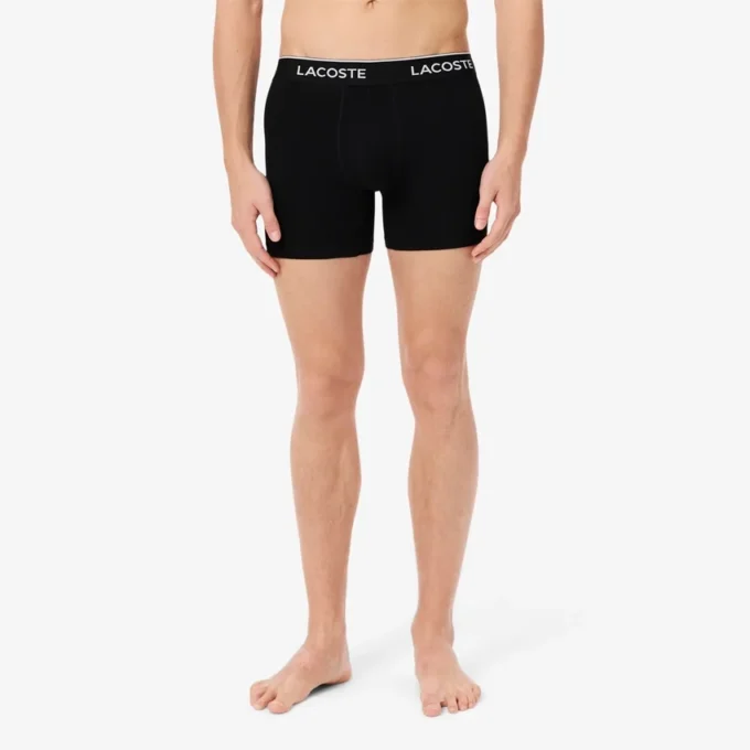 Boxerkalsonger i bomullsjersey för herr, 3-pack