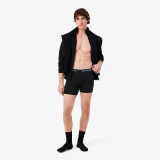 Boxerkalsonger i bomullsjersey för herr, 3-pack