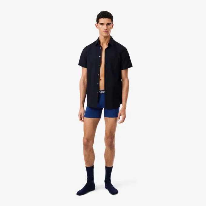 Boxerkalsonger i bomullsjersey för herr, 3-pack Boxerkalsonger i bomullsjersey för herr, 3-pack