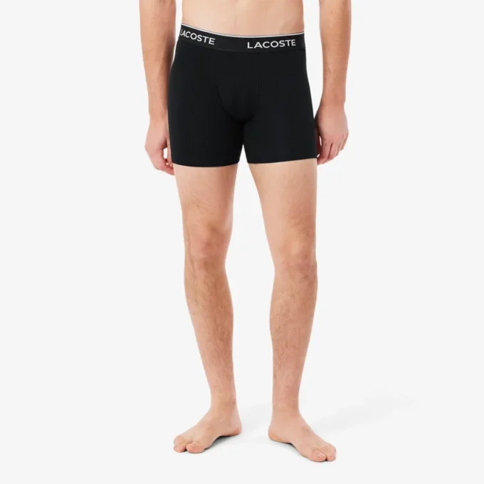 Boxerkalsonger i bomullsjersey för herr, 3-pack