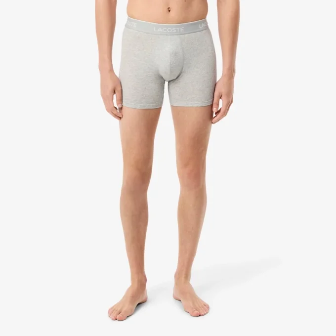 Boxerkalsonger i bomullsjersey för herr, 3-pack