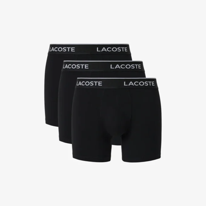 Boxerkalsonger i bomullsjersey för herr, 3-pack