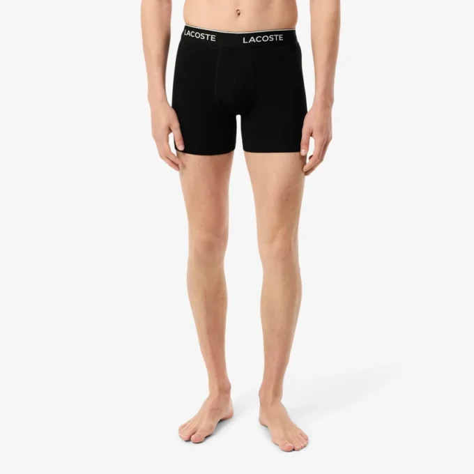 Boxerkalsonger i bomullsjersey för herr, 3-pack