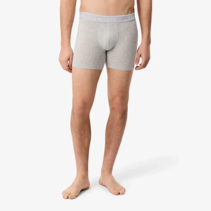Boxerkalsonger i bomullsjersey för herr, 3-pack