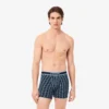 Boxerkalsonger i stretchbomull med monogram för herr Boxerkalsonger i stretchbomull med monogram för herr