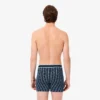 Boxerkalsonger i stretchbomull med monogram för herr Boxerkalsonger i stretchbomull med monogram för herr