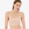 Bralette i mesh med krokodilmotiv Bralette i mesh med krokodilmotiv