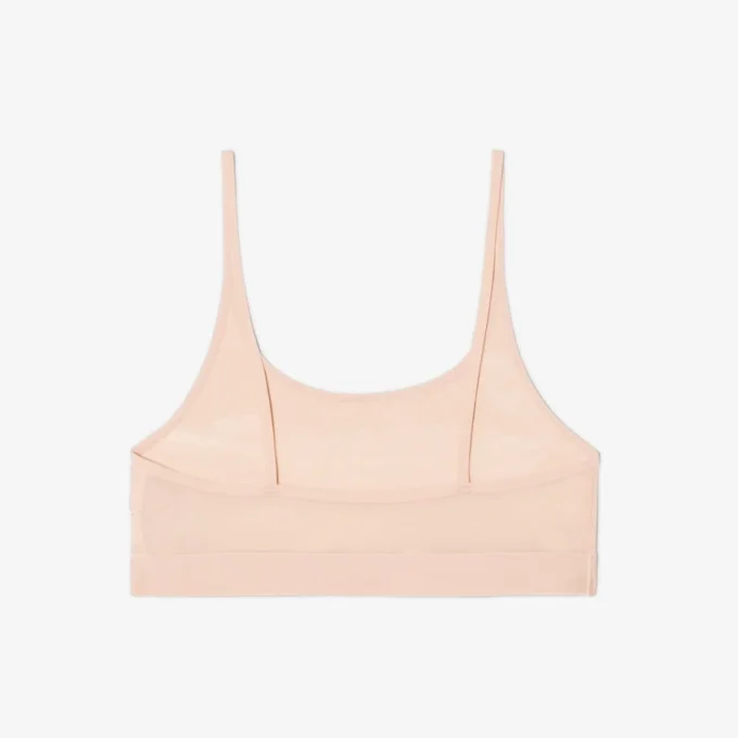 Bralette i mesh med krokodilmotiv Bralette i mesh med krokodilmotiv