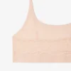 Bralette i mesh med krokodilmotiv Bralette i mesh med krokodilmotiv