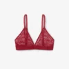 Bralette med logotyp och spets Bralette med logotyp och spets