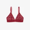 Bralette med logotyp och spets Bralette med logotyp och spets