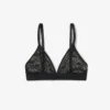 Bralette med logotyp och spets Bralette med logotyp och spets