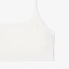 Bralette med Pointelle-mönster och logotyp Bralette med Pointelle-mönster och logotyp