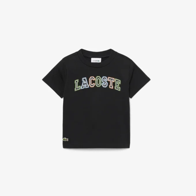 Broderad bomullst-shirt Broderad bomullst-shirt