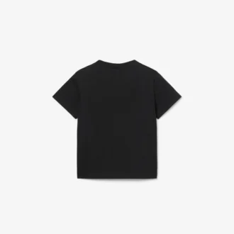 Broderad bomullst-shirt