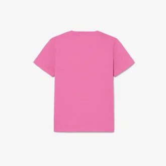 Broderad bomullst-shirt