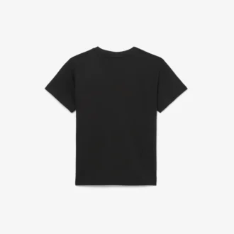 Broderad bomullst-shirt