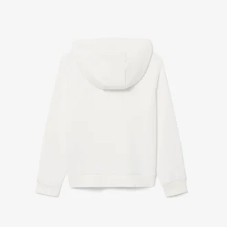 Broderad fleece-hoodie