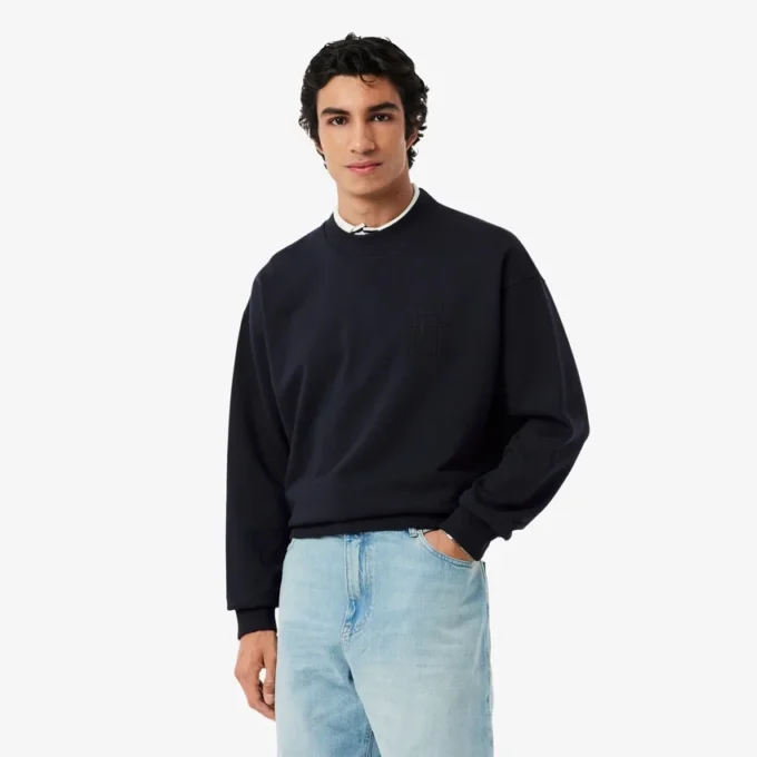 Broderad fleecesweatshirt Broderad fleecesweatshirt