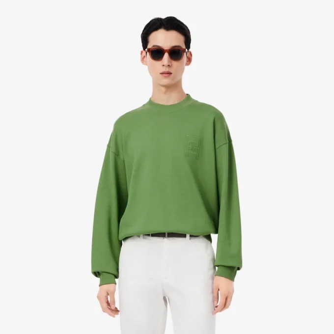 Broderad fleecesweatshirt Broderad fleecesweatshirt
