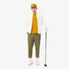Broderad golfkeps i corduroy för herr Broderad golfkeps i corduroy för herr