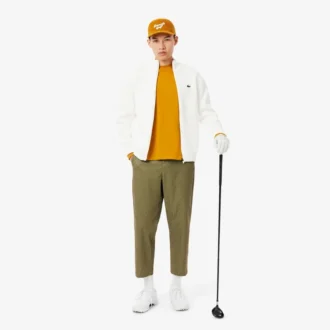 Broderad golfkeps i corduroy för herr