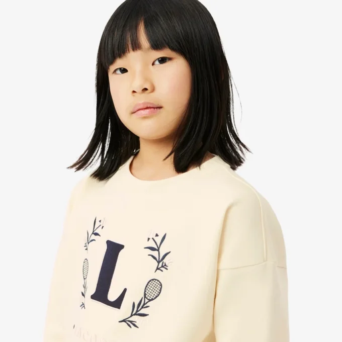 Broderad neopren-Sweatshirt