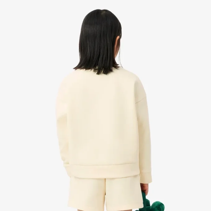 Broderad neopren-Sweatshirt