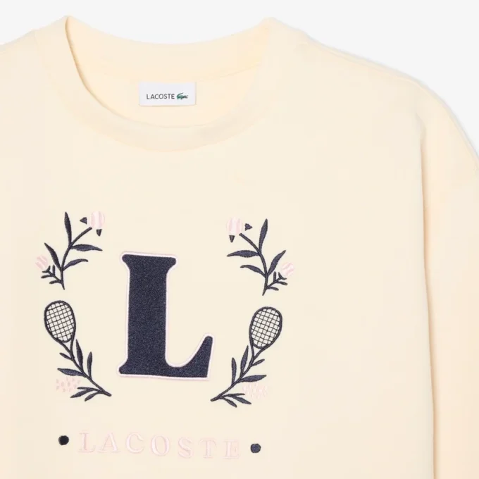 Broderad neopren-Sweatshirt