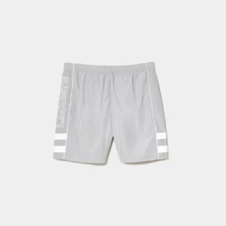 Broderade shorts i avslappnad passform för herr