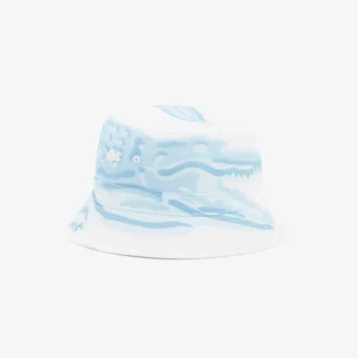 Bucket hat i tryckt bomullstwill