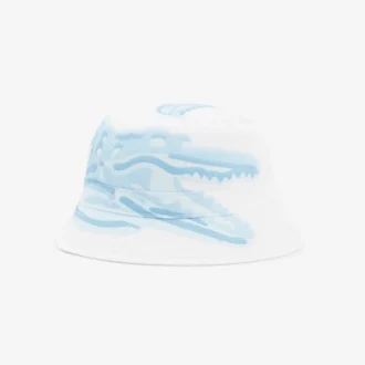 Bucket hat i tryckt bomullstwill