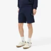 Cargoshorts i bomullsfleece för herr
