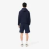 Cargoshorts i bomullsfleece för herr
