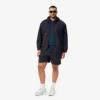Cargoshorts i nylon med Ombra-tryck för herr