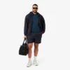 Cargoshorts i nylon med Ombra-tryck för herr