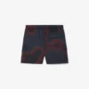 Cargoshorts i nylon med Ombra-tryck för herr