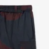 Cargoshorts i nylon med Ombra-tryck för herr