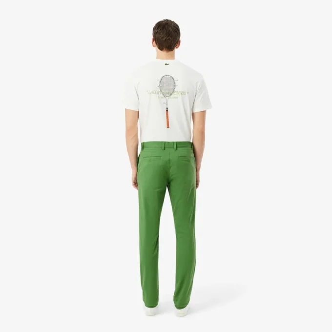 Chinobyxor i stretchig twill med smal passform Chinobyxor i stretchig twill med smal passform