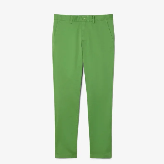 Chinobyxor i stretchig twill med smal passform Chinobyxor i stretchig twill med smal passform