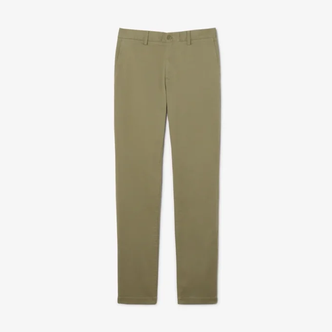 Chinobyxor i stretchig twill med smal passform Chinobyxor i stretchig twill med smal passform