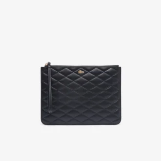 Crocodelle-läderclutch