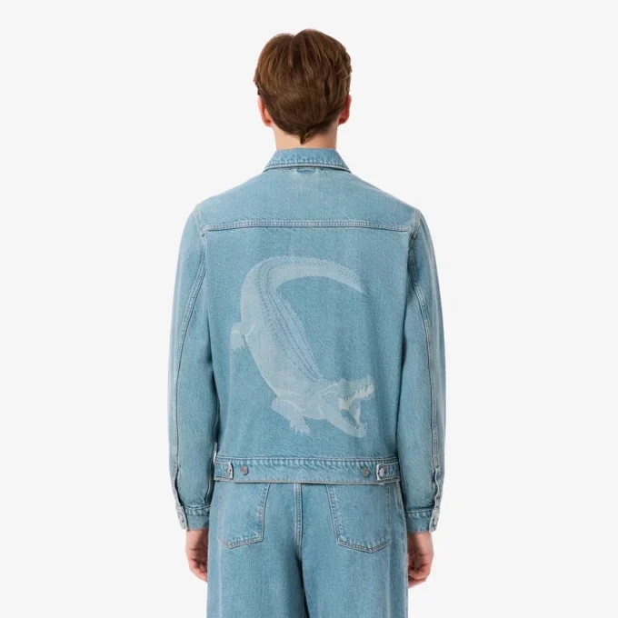 Crocodile-jeansjacka för herr