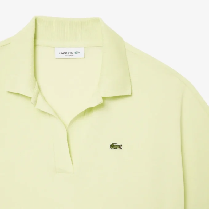 Dam-pikétröja i piqué med avslappnad passform Dam-pikétröja i piqué med avslappnad passform